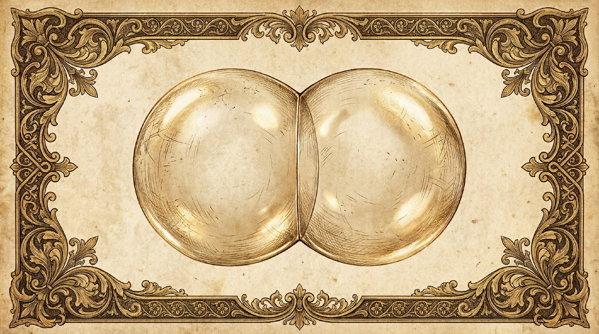 Геометрия слияния двух миров под микроскопом истории