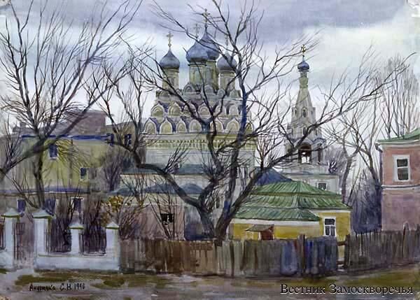 Фото из открытого источника/ Худ. С.Андрияка/ Церковь Николы в Пыжах