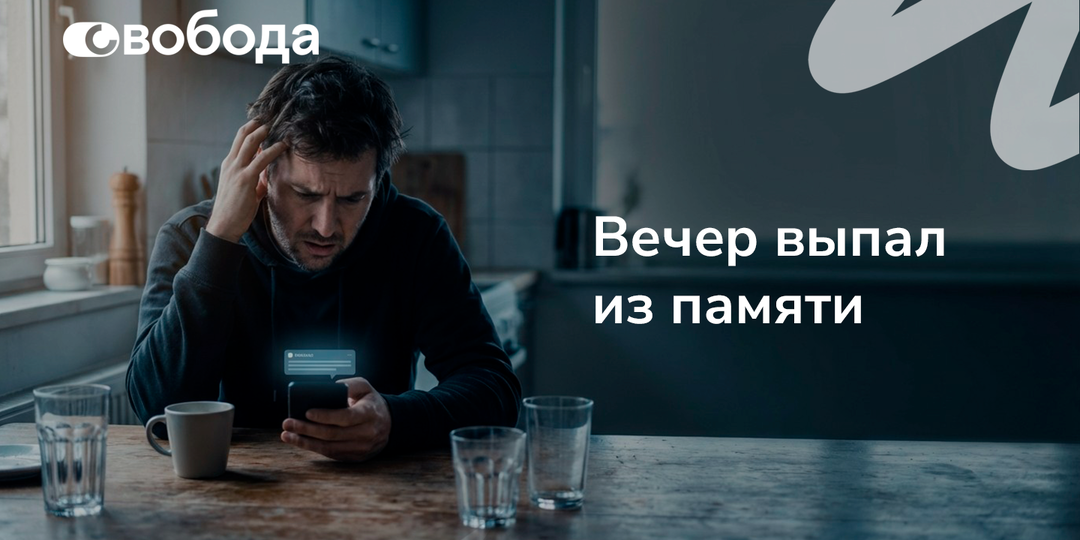 Ты смеёшься над провалами в памяти. А это уже знак, что мозг не справляется с алкоголем