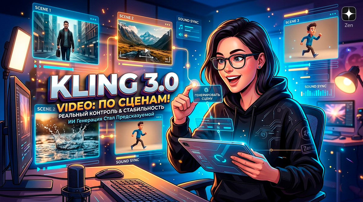 Kling 3.0: новый уровень генерации видео
