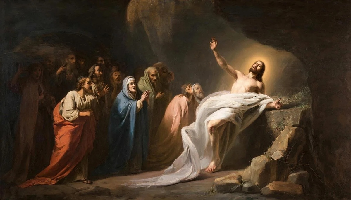 «Камень лежал на входе. Печать смерти. Но вера должна была принять риск. Камень отвалили. И запах ударил в ноздри. Это был не театр. Это была настоящая смерть.»