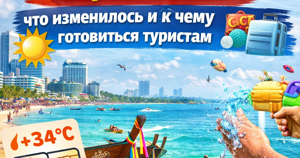 🇹🇭 Паттайя в начале апреля 2026: что изменилось и к чему готовиться туристам
