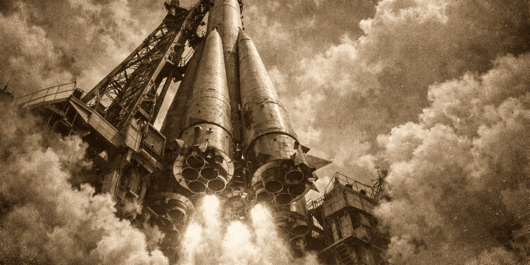 Эта ракета долетела до Камчатки. Потом она запустила Спутник и Гагарина. И летает до сих пор