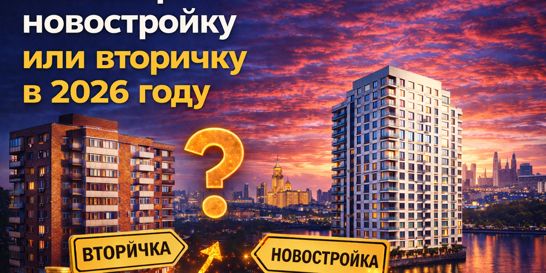 Что выбрать: новостройку или вторичку в 2026 году