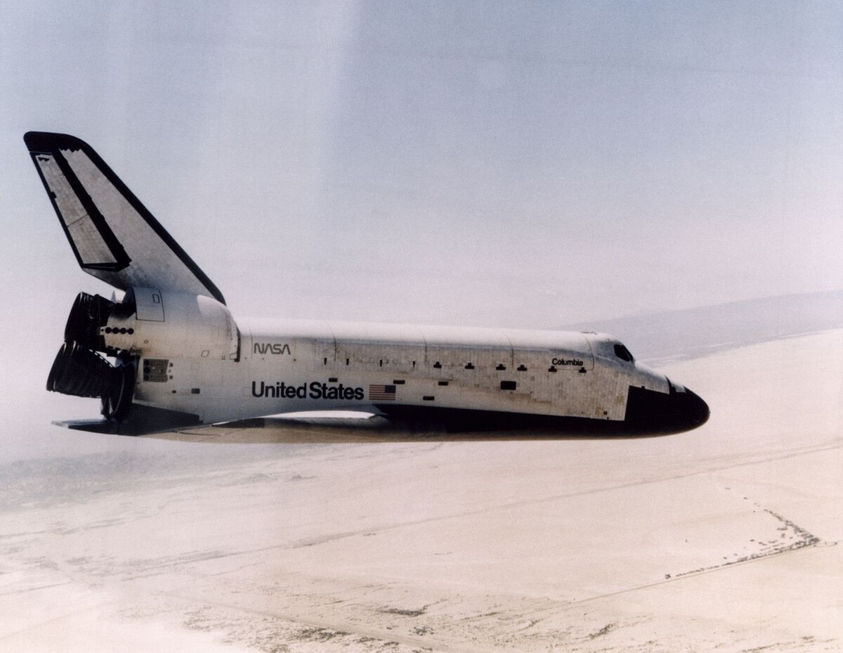 Возвращение STS-1 14 апреля 1981