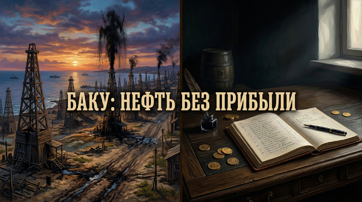 В 1914 году Россия добывала половину мировой нефти. Но богатство утекало сквозь пальцы. 