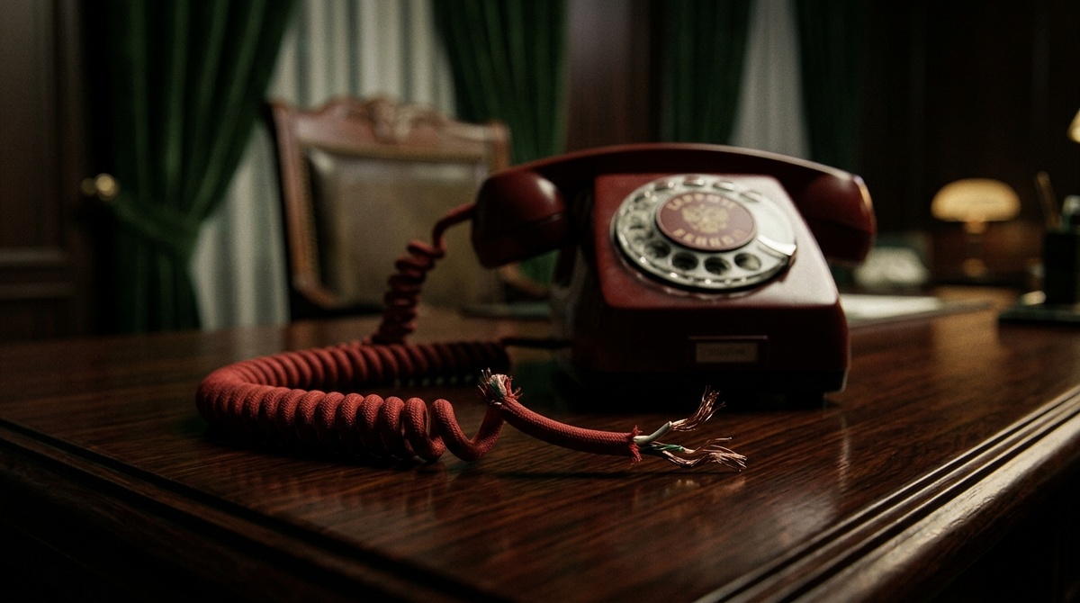 Оборванная правительственная связь в кабинете