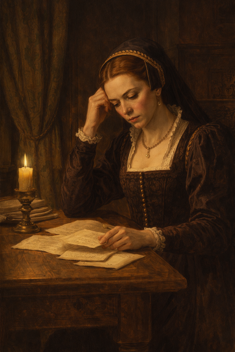 Бесс после первого брака. Создано ИИ