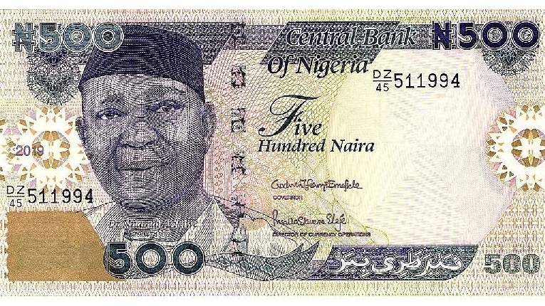     Банкнота Центрального банка Нигерии - найра   
(сс)