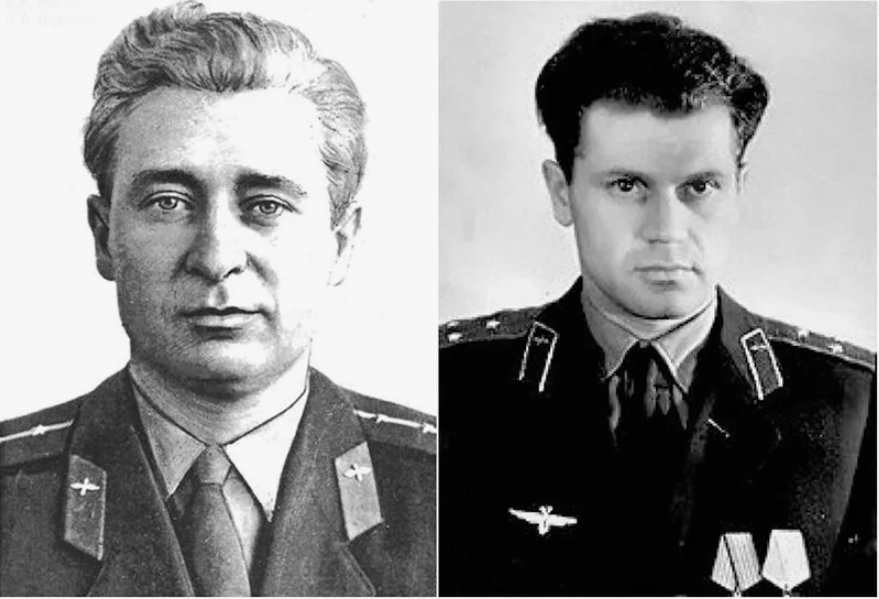 Капитан Борис Капустин и старший лейтенант Юрий Янов.