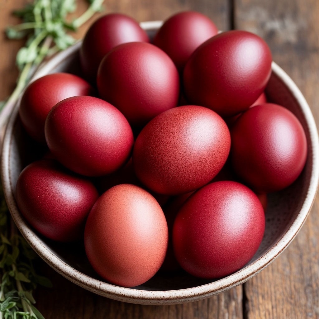 до тёмно-кирпичного, почти бордового