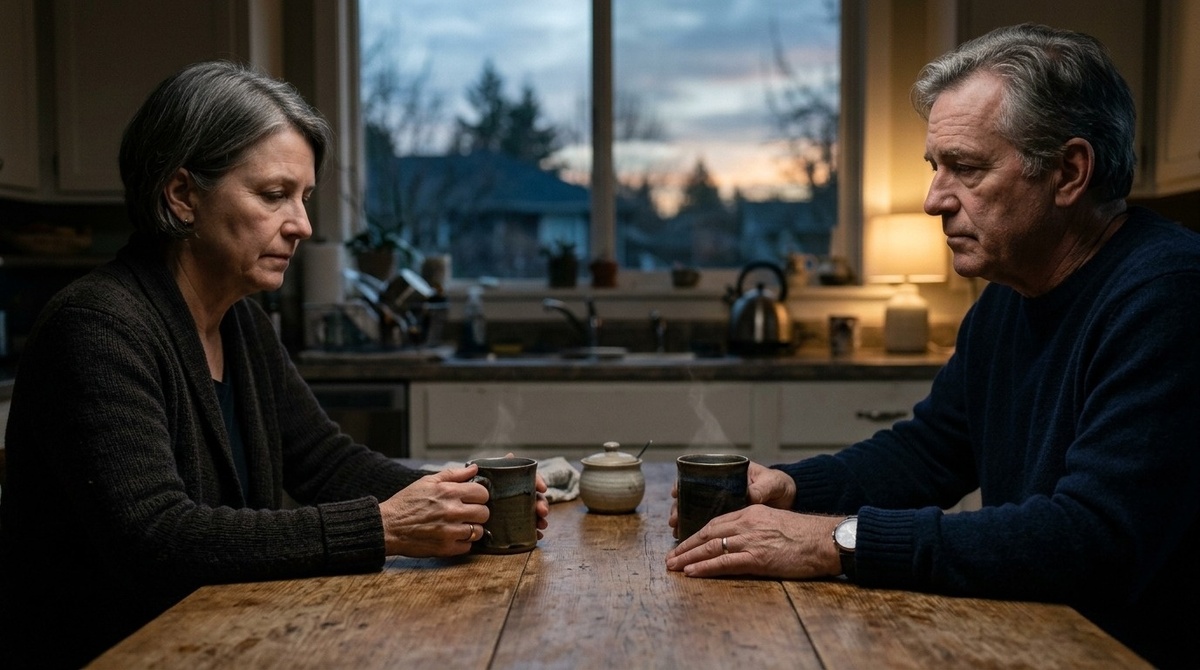 Двадцать восемь лет за одним столом — и только сейчас они говорили по-настоящему.