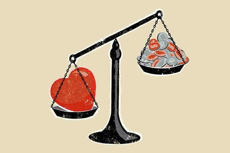 Материальные ценности стали выше духовных