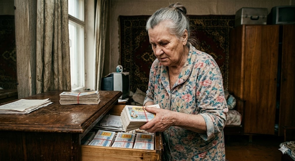 А сама бабушка, отдав все силы другим...