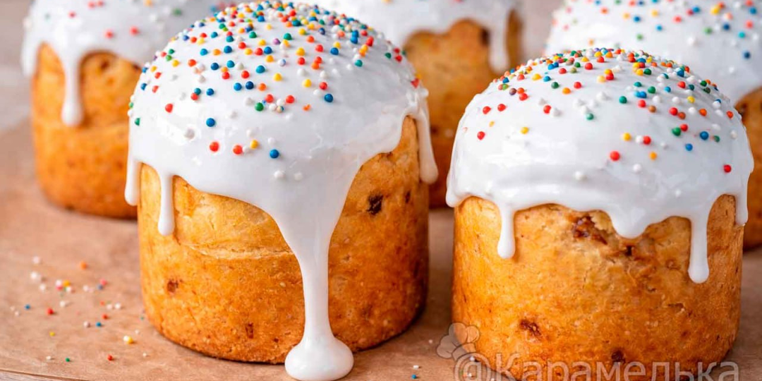 "Белоснежная" глазурь для кулича, которая никогда не осыпается!