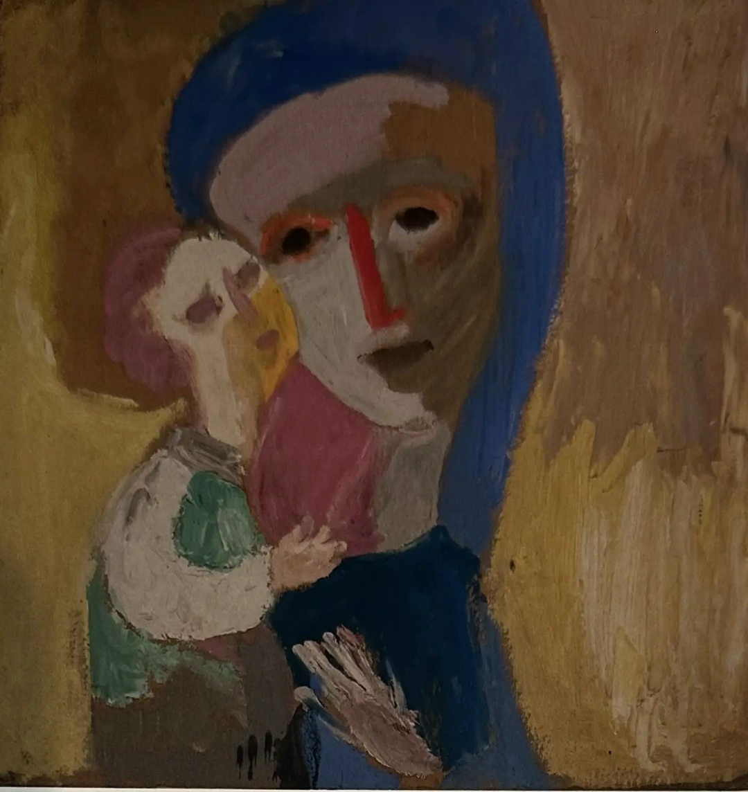 Вера Янова. «Богоматерь с младенцем». 1967