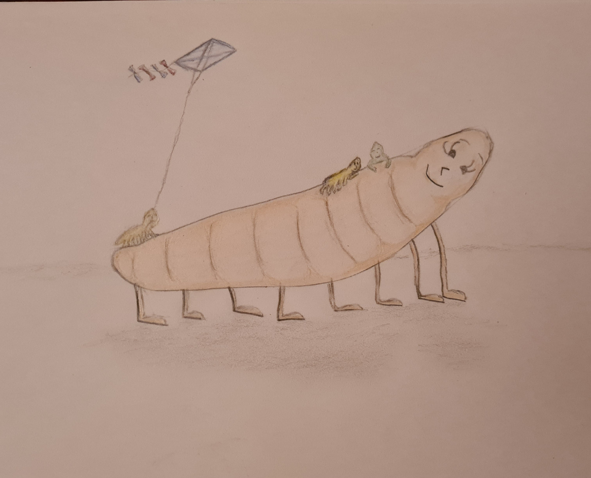 Мама-сороконожка с малышами