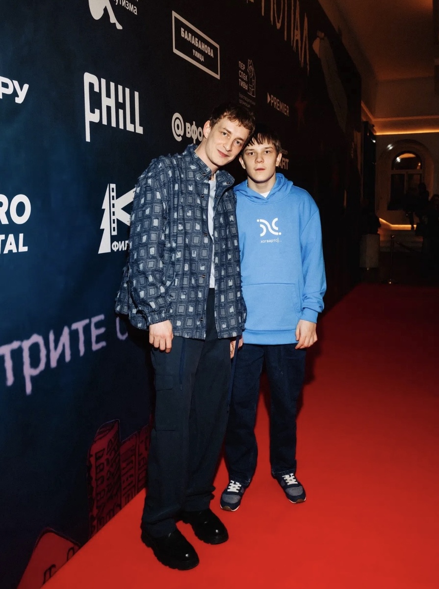 Актер «Современника» Семен Шомин и его брат Захар.