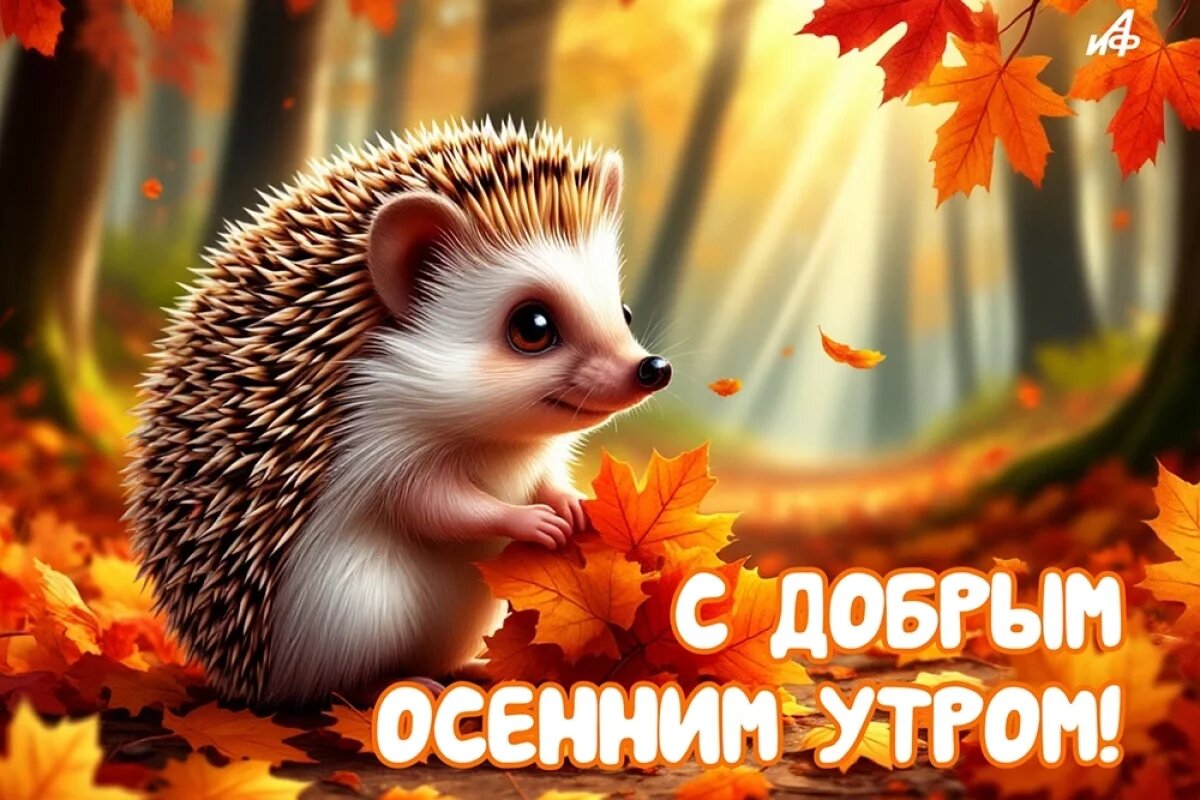    40+ открыток «Доброе осеннее утро».