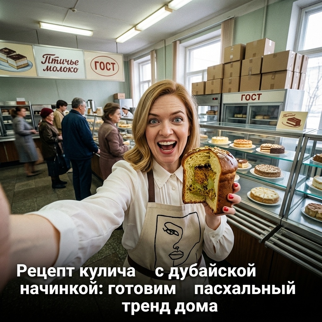    Трендовый пасхальный кулич с дубайской начинкой — главный хит этого сезона. admin