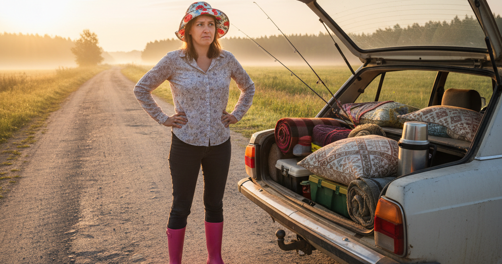 Жена ненавидела рыбалку: 3 поездки, 1 окунь и розовые сапоги изменили всё