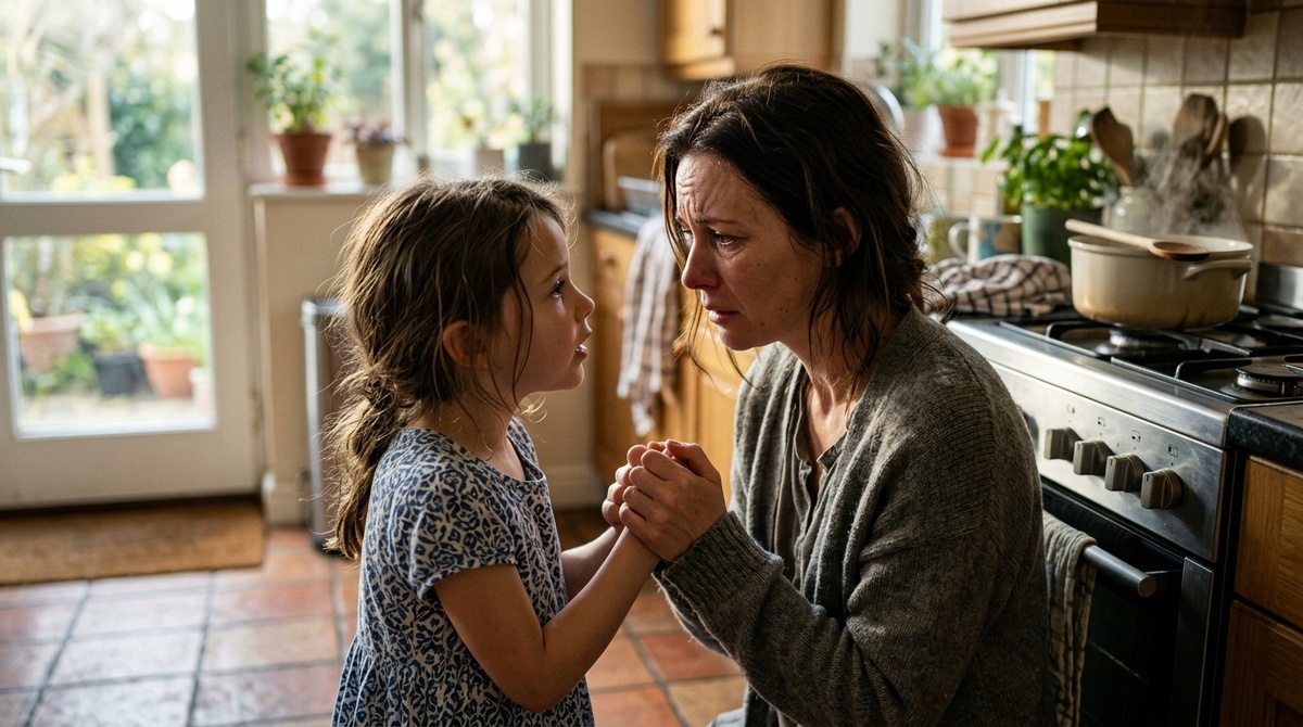 Она не ожидала, что свекровь придёт к её двери. Но ещё страшнее оказалось то, что она сказала восьмилетней девочке.