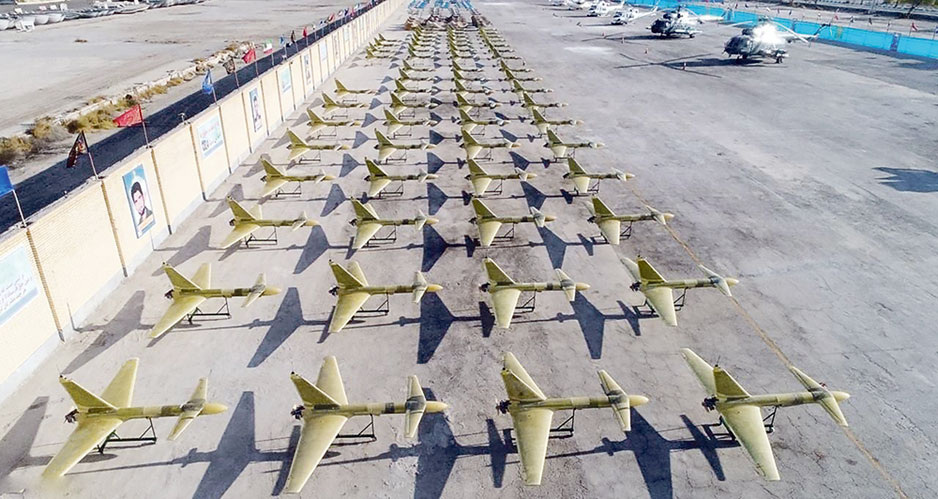 Иранские беспиллотники. фото: яндекс.