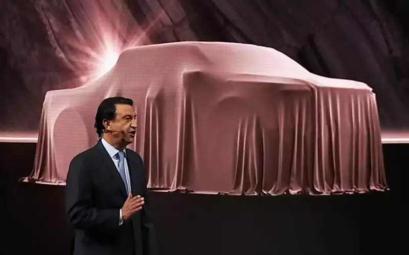 Под покрывалом новый пикап Hyundai📷
