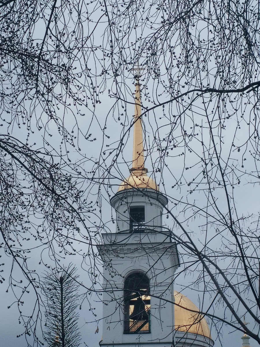 Колокольня собора Александра Невского в Ново-Тихвинском женском монастыре