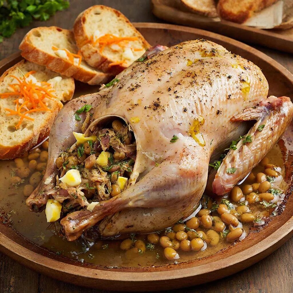 утка #дичь #рецепт #фасоль #праздничныйстол