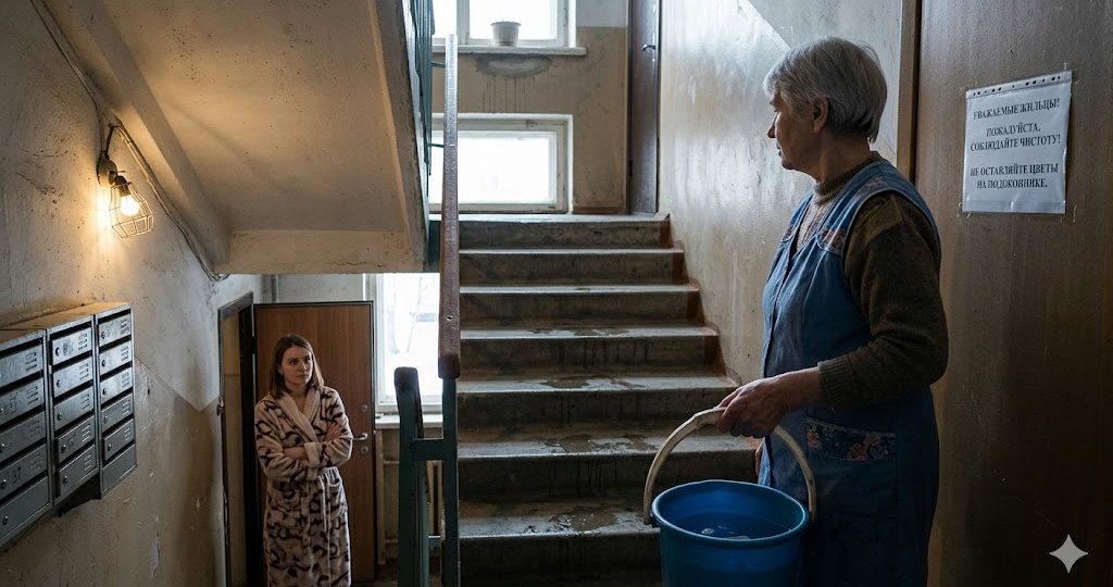 Невестка говорит «мам, некрасиво, люди подумают» — а свекровь тридцать лет этот подъезд считала своим домом