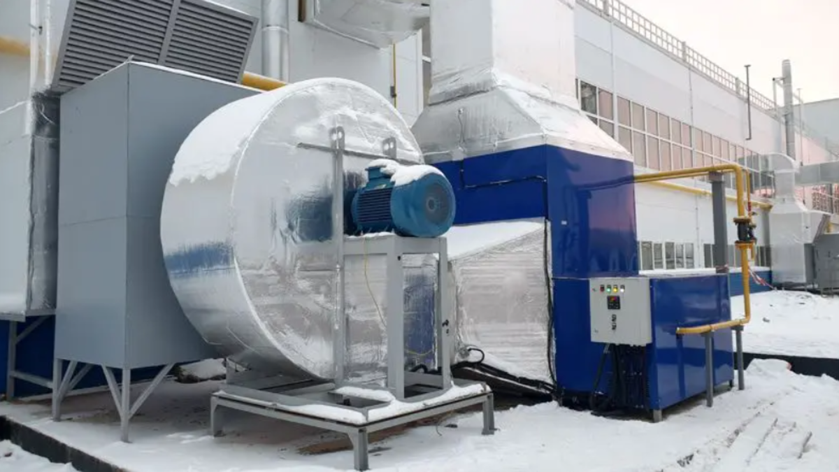  Воздушное отопление с фильтрующим элементом и блоком автоматики ВРП-500 (500 кВт)