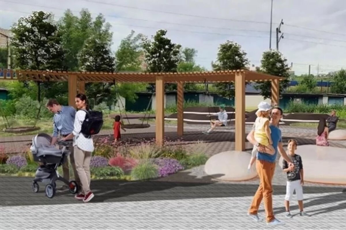    Сквер за 34 миллиона рублей появится в Железнодорожном районе Красноярска