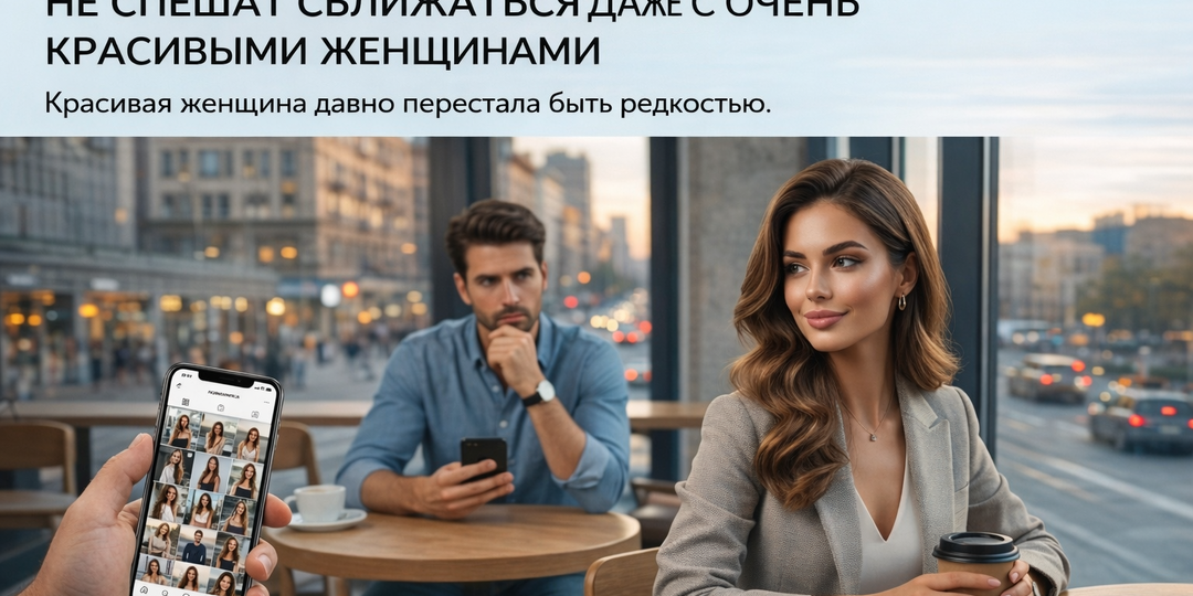 🎭 Почему всё больше мужчин не спешат сближаться даже с очень красивыми женщинами