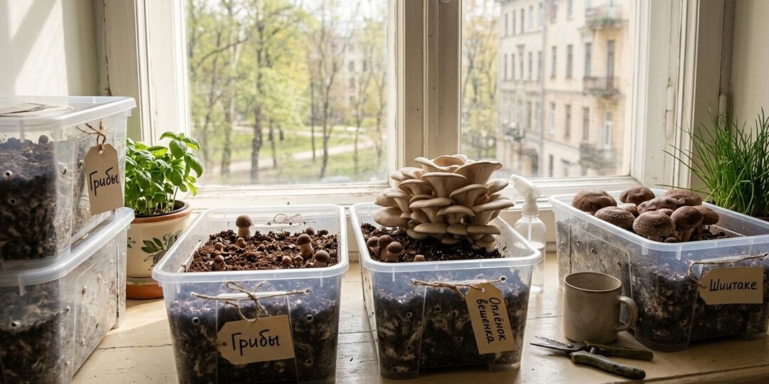 Можно ли вырастить ГРИБЫ на подоконнике? 🍄🏠 Спойлер: ДА, и это проще, чем вы думаете