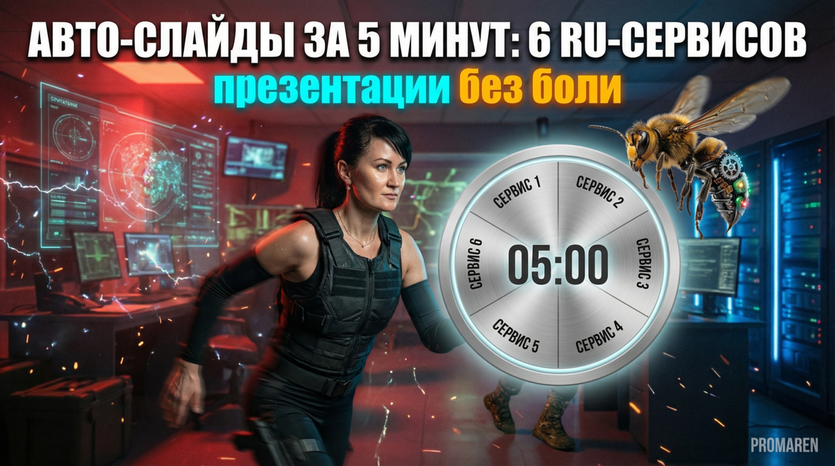    6 российских сервисов помогают собрать слайды из текста за 5 минут без PowerPoint | Марина Погодина, PROMAREN Марина Погодина