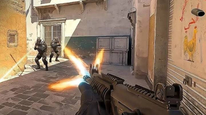  Для успеха в киберспорте недостаточно реакции, нужно уметь и тактически обыграть оппонента / Фото: Скриншот из игры Counter-Strike / Valve Corporation