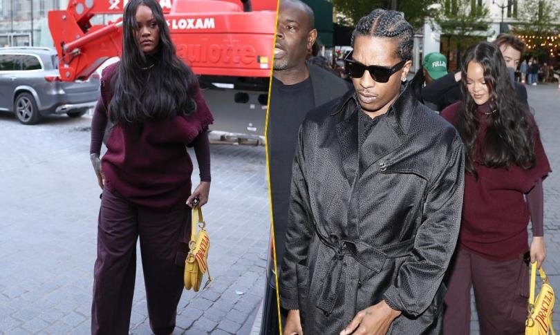    Источник: Backgrid / MEGA | Рианна и A$AP Rocky впервые вышли в свет после стрельбы у их дома