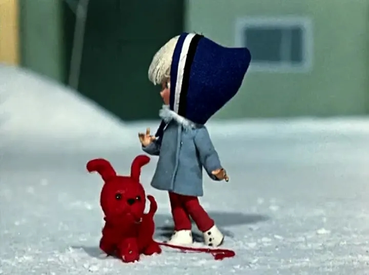 Кадр из мультфильма "Варежка".
