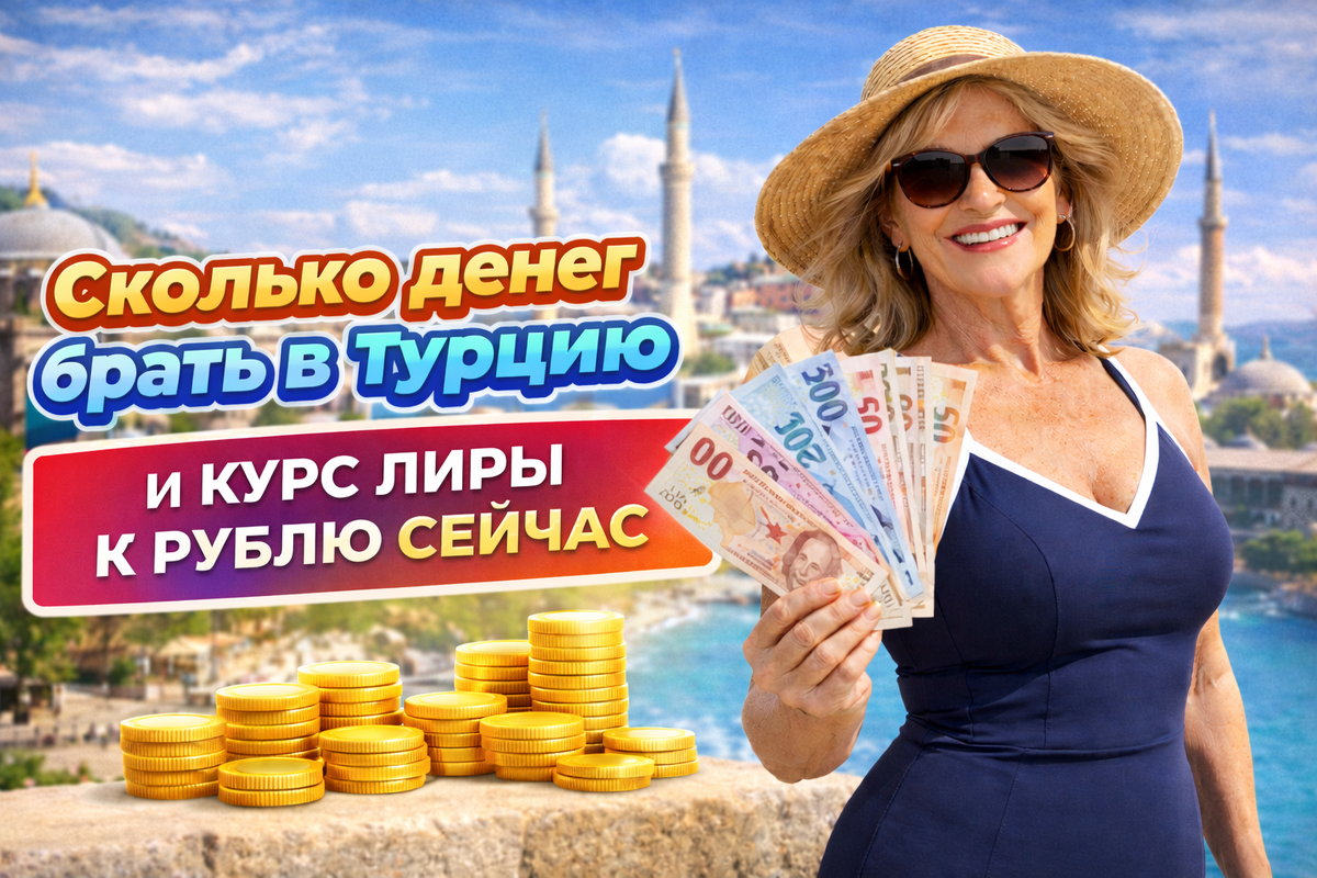 Обложка статьи "Сколько брать денег на отдых в Турцию в 2026 году".