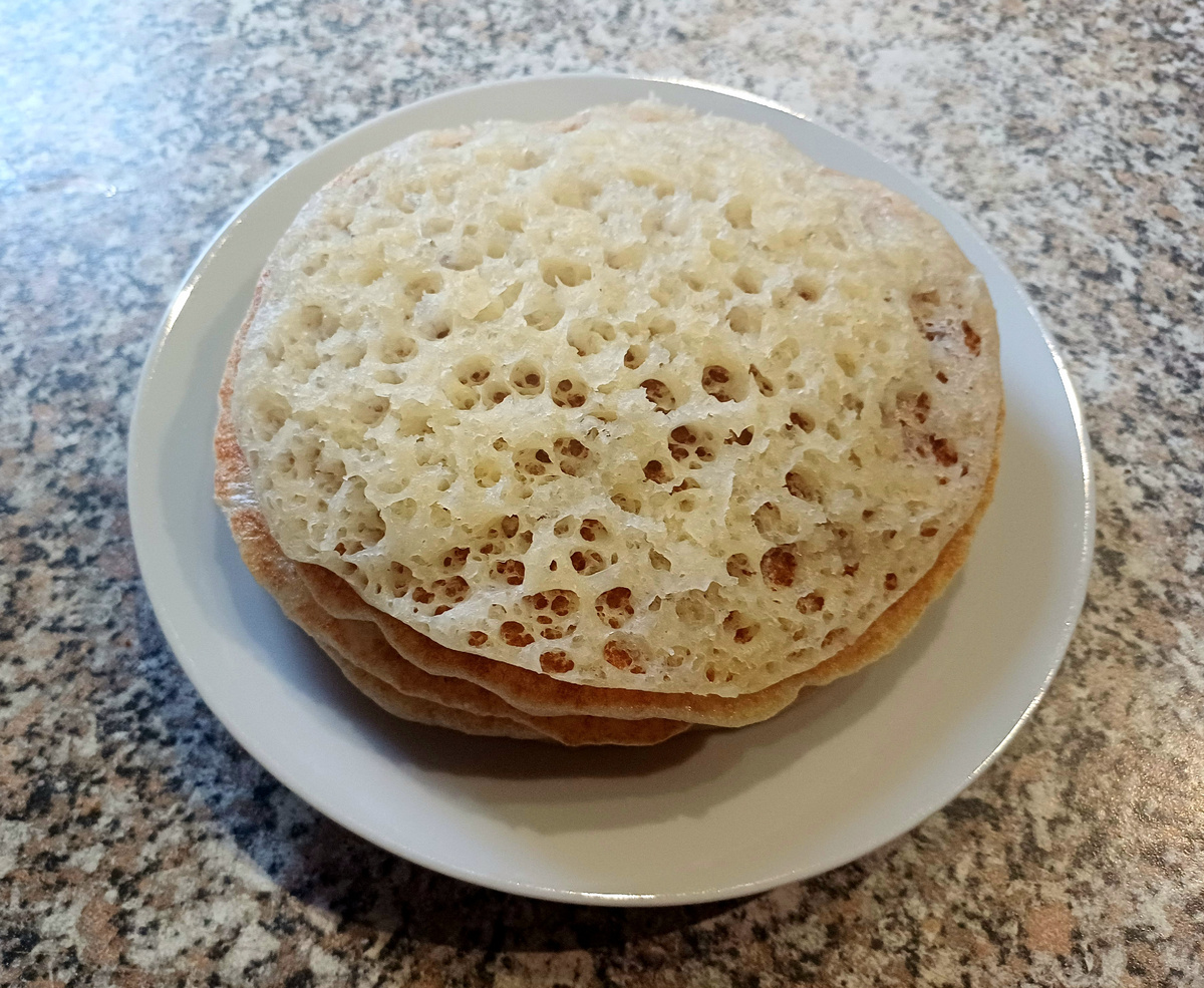 обратная сторона блина.