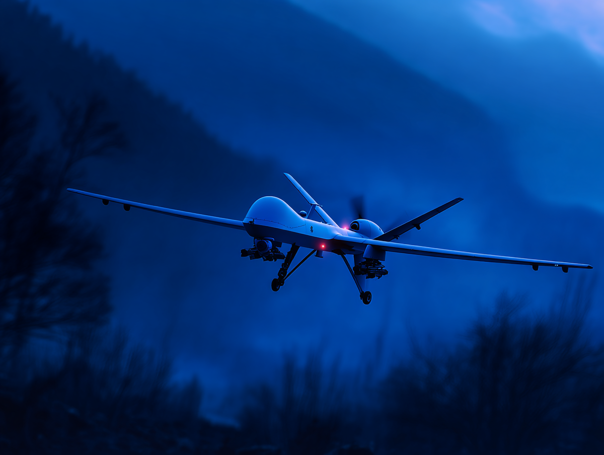   Дрон, фото: сгенерировано ИИ