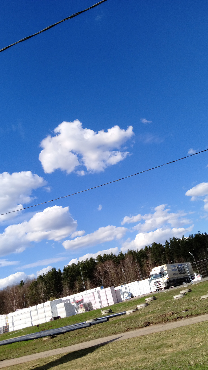 Небо какое красивое. Фото автора.