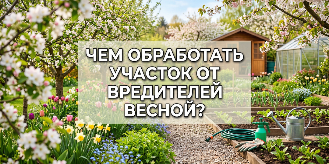 Чем обработать участок от вредителей весной?