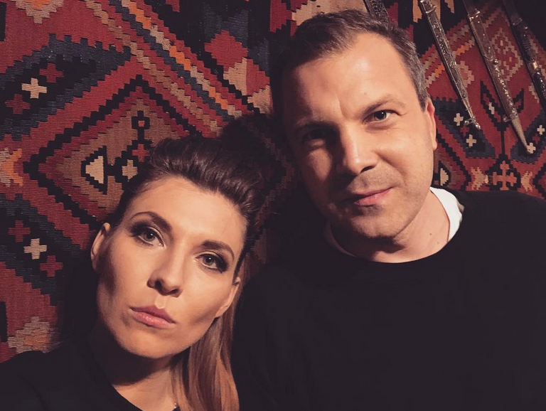 Ольга Скабеева и Евгений Попов