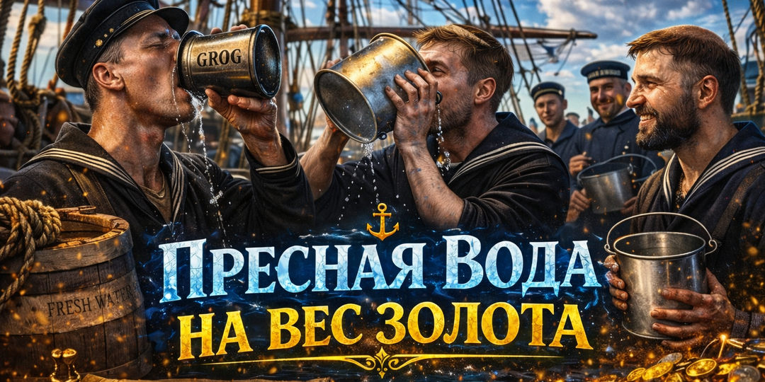 Как моряки раньше добывали пресную воду посреди океана
