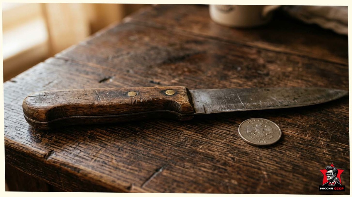 Нож и монета