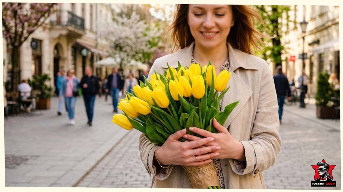 Желтые тюльпаны