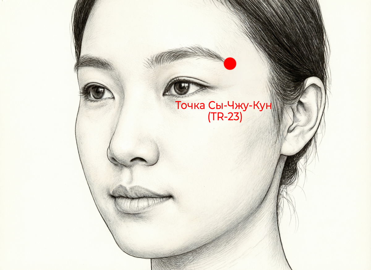 Как найти точку Сы-Чжу-Кун — схема для ЗОЖ дома.