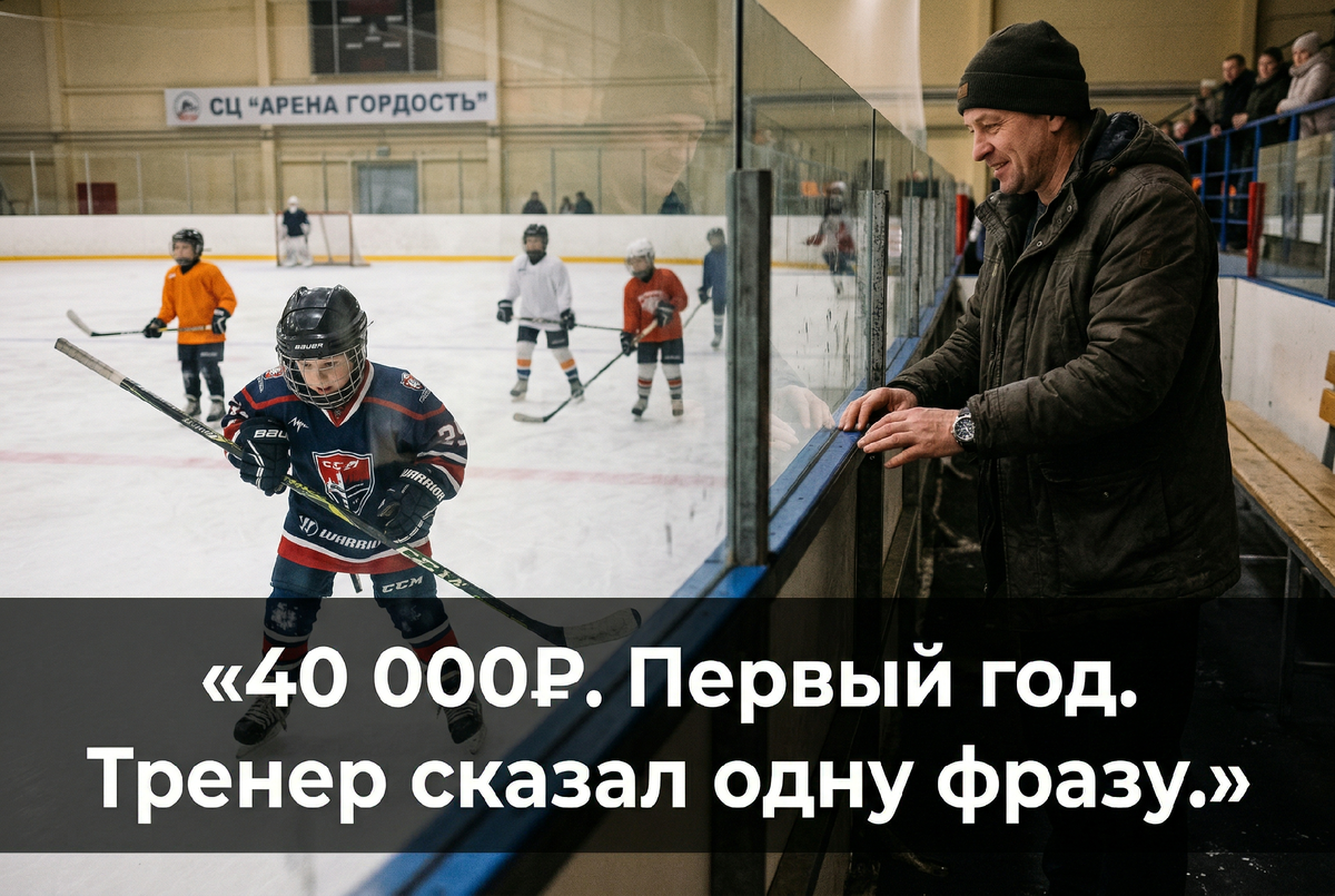 История отца, который вложил 40 000₽ в хоккейную экипировку сына — и что сказал тренер